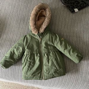 Oshkosh 3T Winter Coat/Parka Olive Green